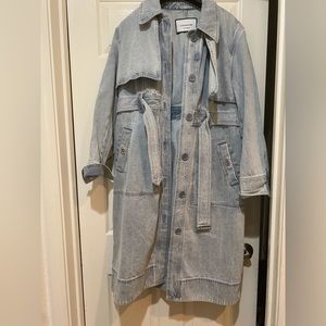 Coach Denim Trench